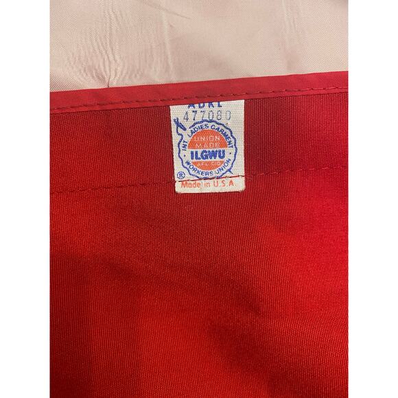 Vintage Misty Harbor Red Trench Coat Womens Size 8 Regular USA ILGWU Union Label - Picture 9 of 15